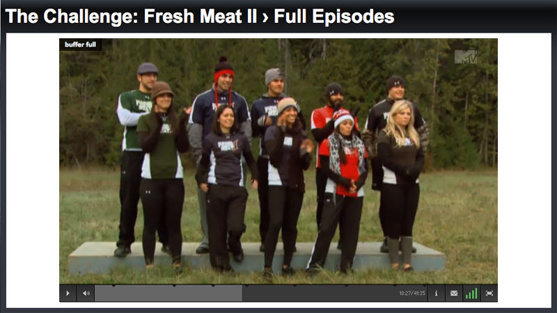The challenge fresh meat 2